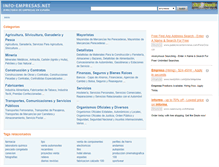 Tablet Screenshot of info-empresas.net